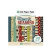 Echo Park - Times and Seasons Collection - 6 x 6 Paper Pad