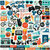Echo Park - Teen Spirit Boy Collection - 12 x 12 Cardstock Stickers - Elements
