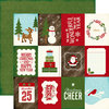 Echo Park - The Story of Christmas Collection - 12 x 12 Double Sided Paper - 3 x 4 Journaling Cards