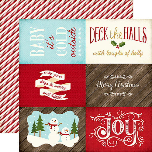 Echo Park - The Story of Christmas Collection - 12 x 12 Double Sided Paper - 4 x 6 Journaling Cards