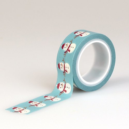 Echo Park - The Story of Our Christmas Collection - Decorative Tape - Snowman