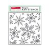 Echo Park - The Story of Our Christmas Collection - 6 x 6 Stencil - Snowflakes 1