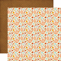 Echo Park - The Story of Fall Collection - 12 x 12 Double Sided Paper - Fall Small Floral