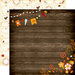 Echo Park - The Story of Fall Collection - 12 x 12 Double Sided Paper - Wood Floral