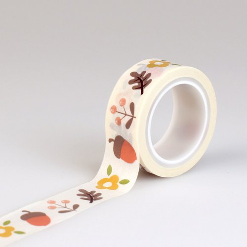 Echo Park - The Story of Our Fall Collection - Decorative Tape - Acorns & Leaves