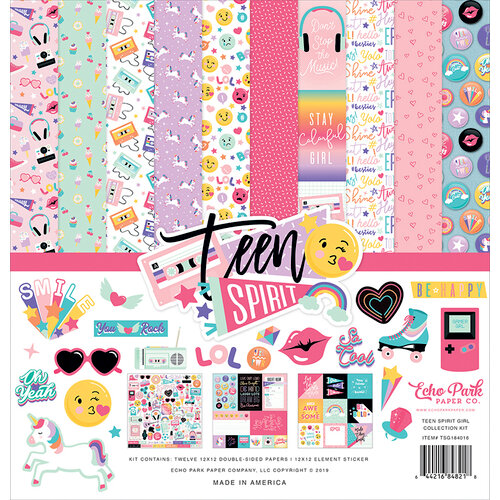 Echo Park - Teen Spirit Girl Collection - 12 x 12 Collection Kit