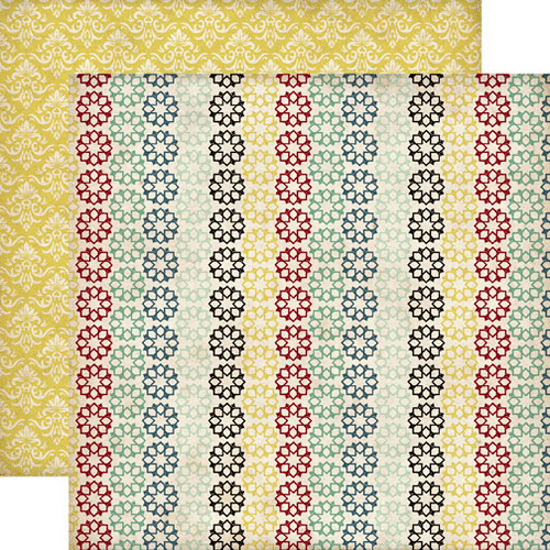 Echo Park - Times and Seasons 2 Collection - 12 x 12 Double Sided Paper - Multi Doilies