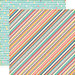 Echo Park - The Story of Our Family Collection - 12 x 12 Double Sided Paper - Multi Stripe