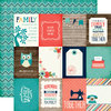 Echo Park - The Story of Our Family Collection - 12 x 12 Double Sided Paper - 3 x 4 Journaling Cards