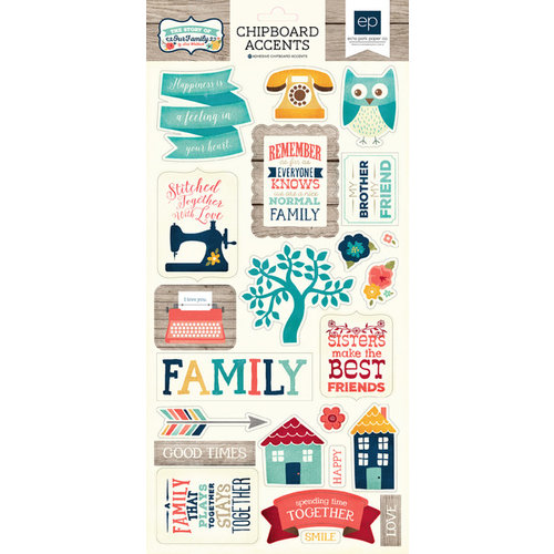 Echo Park - The Story of Our Family Collection - Chipboard Stickers