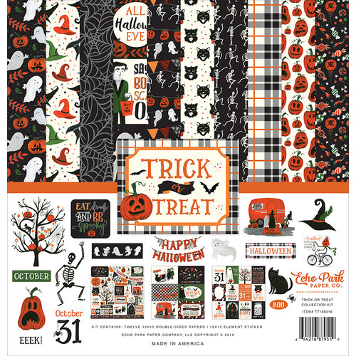 Echo Park - Trick or Treat Collection - Halloween - 12 x 12 Collection Kit