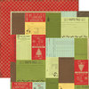 Echo Park - This and That Collection - Christmas - 12 x 12 Double Sided Paper - Christmas Receipts