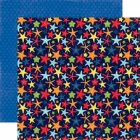 Echo Park - Under the Sea Collection - 12 x 12 Double Sided Paper - Happy Starfish
