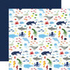 Echo Park - Under Sea Adventures Collection - 12 x 12 Double Sided Paper - Wonders Of The Sea