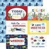 Echo Park - Under Sea Adventures Collection - 12 x 12 Double Sided Paper - 6 x 4 Journaling Cards