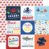 Echo Park - Under Sea Adventures Collection - 12 x 12 Double Sided Paper - 4 x 4 Journaling Cards