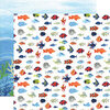 Echo Park - Under Sea Adventures Collection - 12 x 12 Double Sided Paper - Fish Are Friends