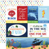 Echo Park - Under Sea Adventures Collection - 12 x 12 Double Sided Paper - Multi Journaling Cards