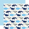 Echo Park - Under Sea Adventures Collection - 12 x 12 Double Sided Paper - Whale Hello