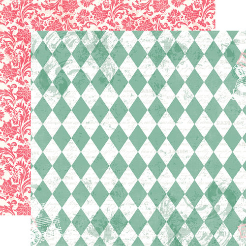 Echo Park - Victoria Garden Collection - 12 x 12 Double Sided Paper - Picket Fence