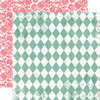 Echo Park - Victoria Garden Collection - 12 x 12 Double Sided Paper - Picket Fence