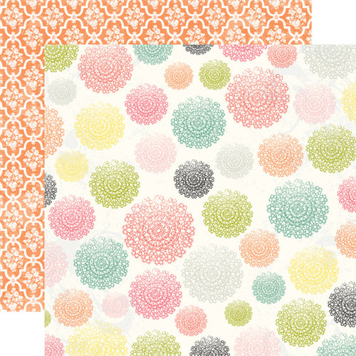 Echo Park - Victoria Garden Collection - 12 x 12 Double Sided Paper - Delightful Doilies