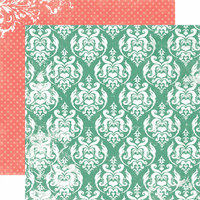 Echo Park - Victoria Garden Collection - 12 x 12 Double Sided Paper - Garden Gate