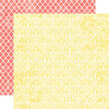 Echo Park - Victoria Garden Collection - 12 x 12 Double Sided Paper - Sunshine