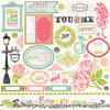 Echo Park - Victoria Garden Collection - 12 x 12 Cardstock Stickers - Elements