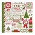 Echo Park - A Very Merry Christmas Collection - 12 x 12 Cardstock Stickers - Elements