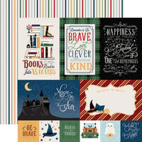 Echo Park - Wizards and Company Collection - 12 x 12 Double Sided Paper - 4 x 6 Journaling Cards