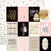 Echo Park - Wedding Bliss Collection - 12 x 12 Double Sided Paper with Foil Accents - 3 x 4 Journaling Cards