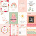 Echo Park - Welcome Baby Girl Collection - 12 x 12 Double Sided Paper - 3 x 4 Journaling Cards