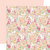 Echo Park - Welcome Baby Girl Collection - 12 x 12 Double Sided Paper - Dreamer Floral