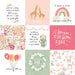 Echo Park - Welcome Baby Girl Collection - 12 x 12 Double Sided Paper - 4 x 4 Journaling Cards