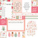 Echo Park - Welcome Baby Girl Collection - 12 x 12 Double Sided Paper - Multi Journaling Cards
