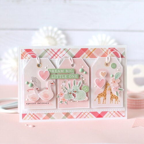 Milestone Journaling Cards Paper - Echo Park - Welcome Baby Girl