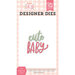 Echo Park - Welcome Baby Girl Collection - Designer Dies - Cute Baby