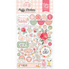 Echo Park - Welcome Baby Girl Collection - Puffy Stickers