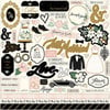 Echo Park - Wedding Day Collection - 12 x 12 Cardstock Stickers - Elements