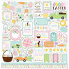 Echo Park - Welcome Easter Collection - 12 x 12 Cardstock Stickers - Elements