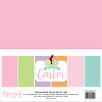 Echo Park - Welcome Easter Collection - 12 x 12 Paper Pack - Solids