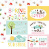 Echo Park - Welcome Spring Collection - 12 x 12 Double Sided Paper - 6 x 4 Journaling Cards