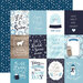 Echo Park - Winter Magic Collection - 12 x 12 Double Sided Paper - 3 x 4 Journaling Cards