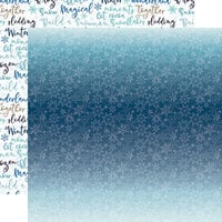 Echo Park - Winter Magic Collection - 12 x 12 Double Sided Paper - Icy Snowflakes