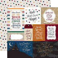 Echo Park - Witches and Wizards No. 2 Collection - 12 x 12 Double Sided Paper - Multi Journaling Cards
