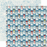 Echo Park - Winter Park Collection - 12 x 12 Double Sided Paper - Snowmen