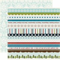 Echo Park - Winter Park Collection - 12 x 12 Double Sided Paper - Borders