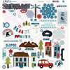 Echo Park - Winter Park Collection - 12 x 12 Cardstock Stickers - Elements
