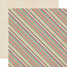 Echo Park - The Wild Life Collection - 12 x 12 Double Sided Paper - Wild Stripe